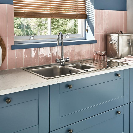 Howdens Antique Pewter Effect Classic Round Cupboard Door Knob 33mm