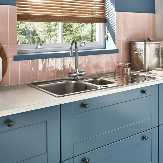 Howdens Antique Pewter Effect Classic Round Cupboard Door Knob 33mm