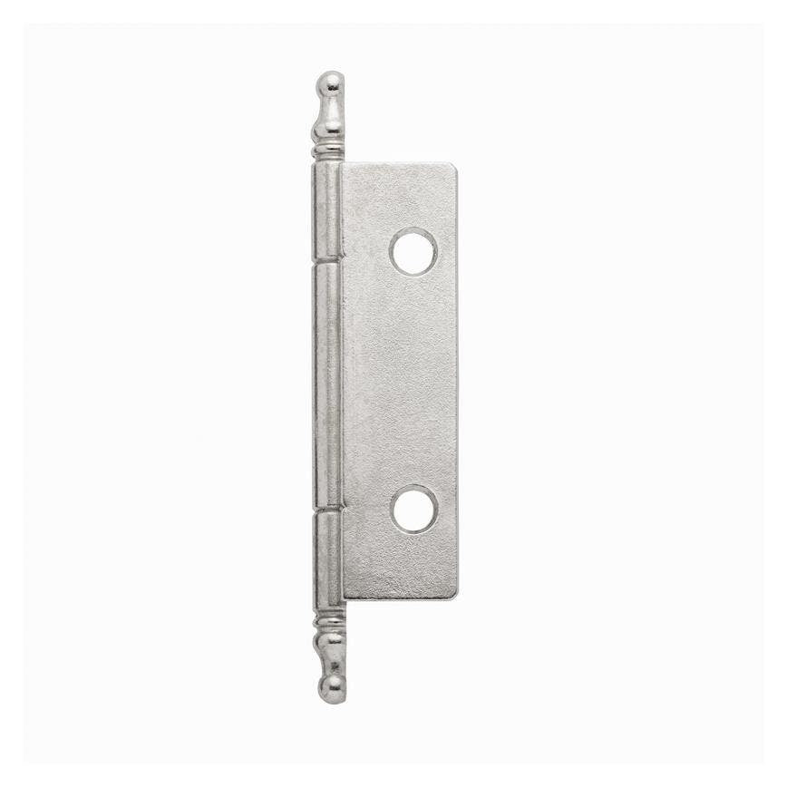 Chrome Flush Screw On 85mm Unsprung Mock Dummy Decorative Hinge Pack of 2