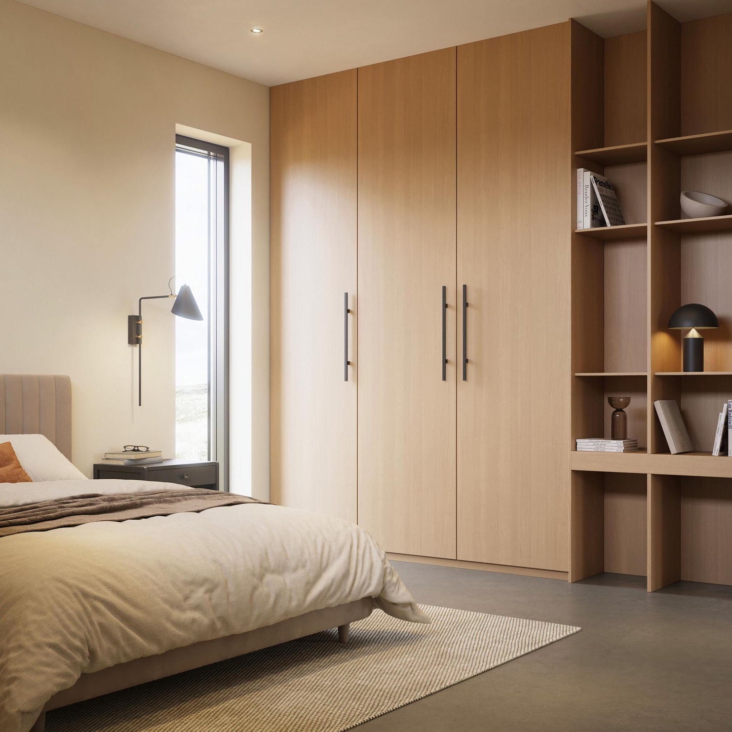 Vonsild Japan Walnut Clear Lacquered Wooden Handle 160mm & 224mm