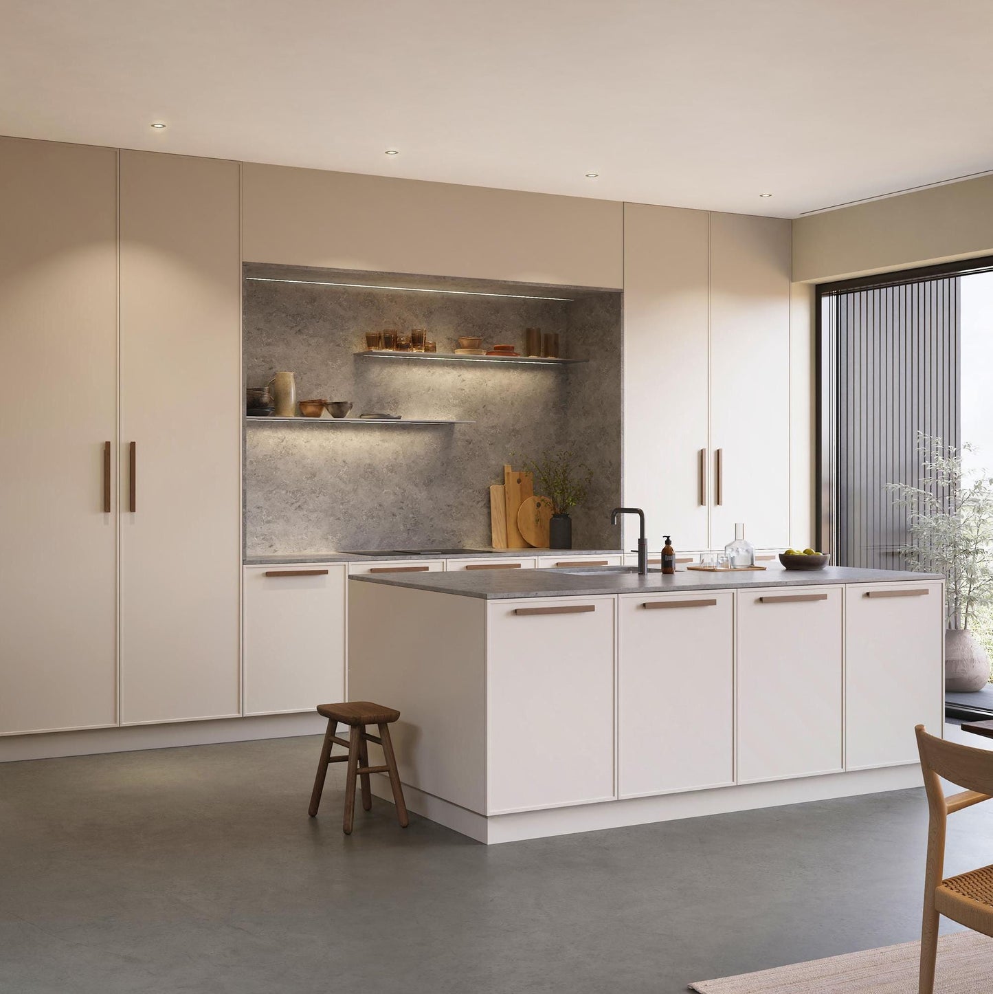 Vonsild Shelter Oak Clear Lacquered Wooden Handle 32mm 160mm & 320mm