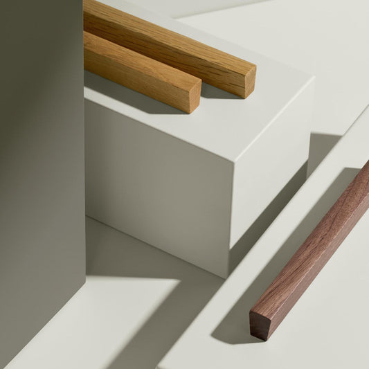 Vonsild 1410 Trim Ash Stained Black Wooden Handle 128mm 160mm & 224mm