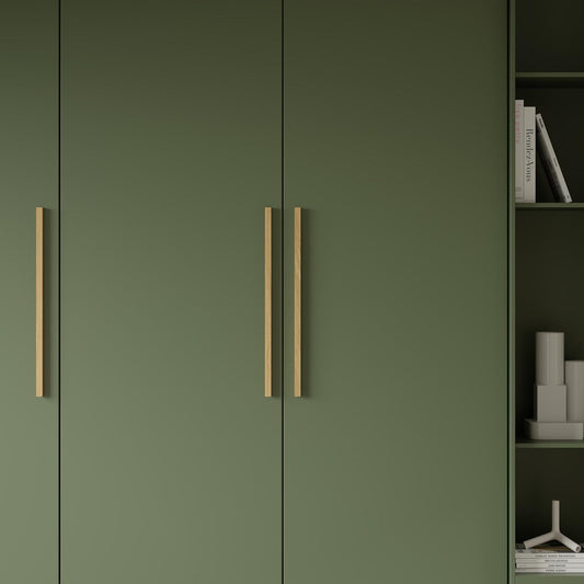 Furnipart Elan Oak Lacquered Real Wooden Handle & Knob 50mm 200mm 600mm 1200mm