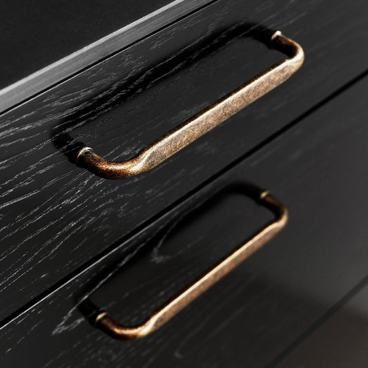 Furnipart Gate Handle & Knob Antique Brass 160mm