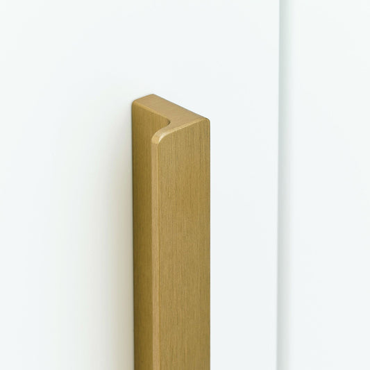 Furnipart Elan Brushed Brass Slim Profile Handle 50mm 200mm 600mm 1200mm