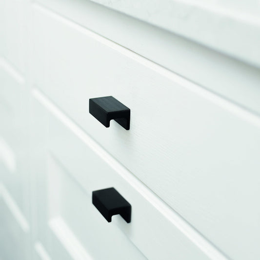 Furnipart Station Profile Handle Brushed Matt Black 32mm 160mm & 320mm