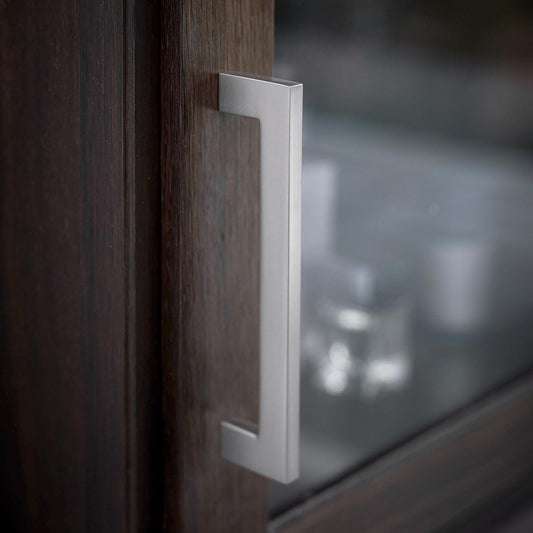 Furnipart Flat Handle Inox Look 128mm 192mm 256mm 448mm