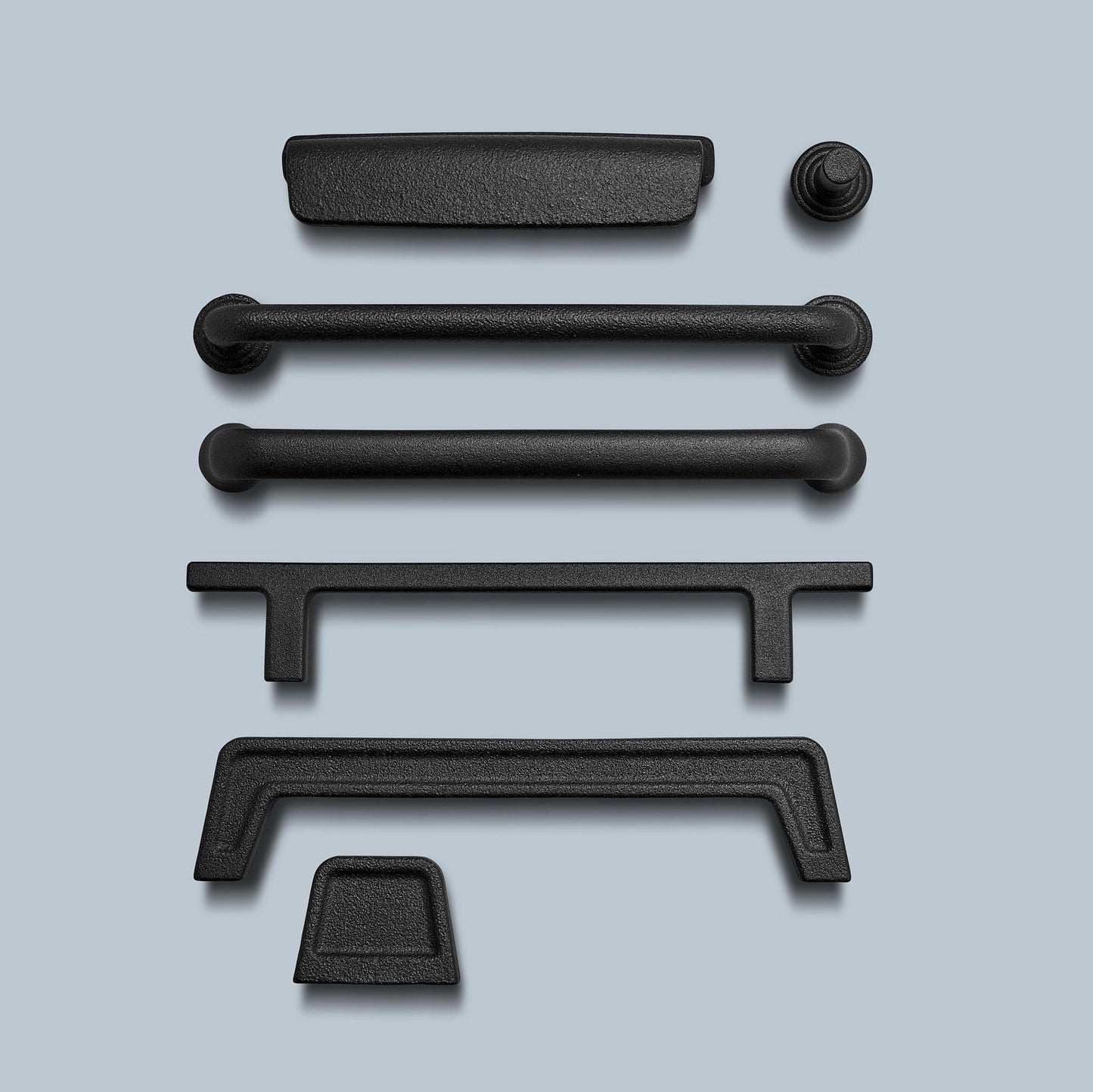 Furnipart Motion Cast Iron Knob Matt Black