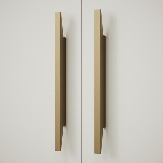 Furnipart Facet Handle Matt Brass 32mm, 96mm & 160mm