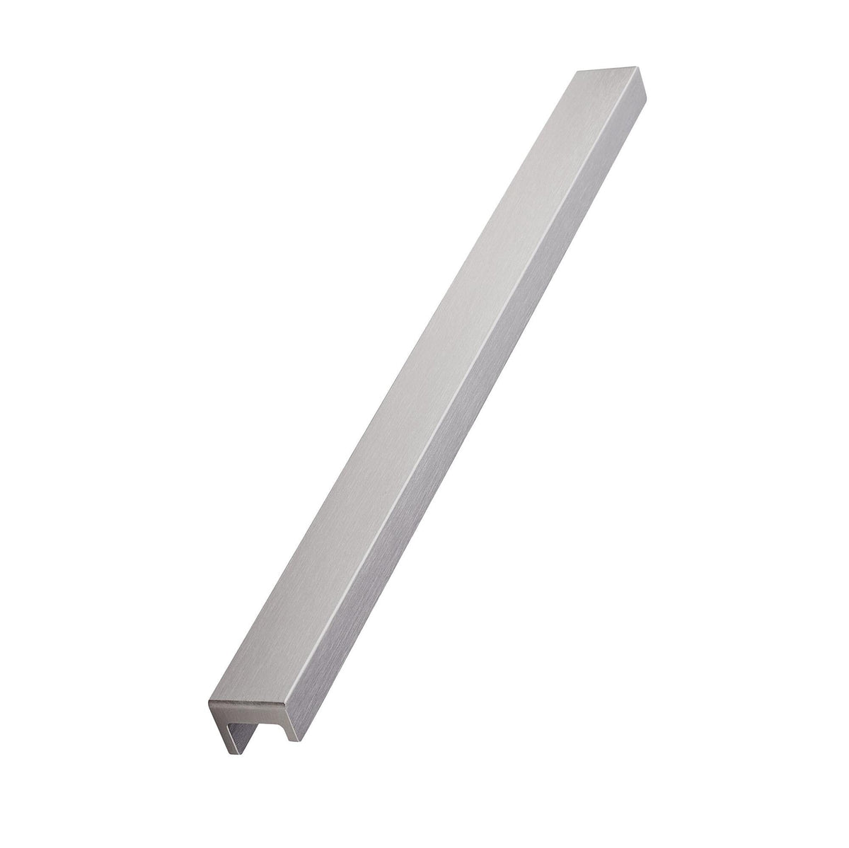 Howdens Ingot Brushed Nickel Effect Trimline Bar Cupboard Handle