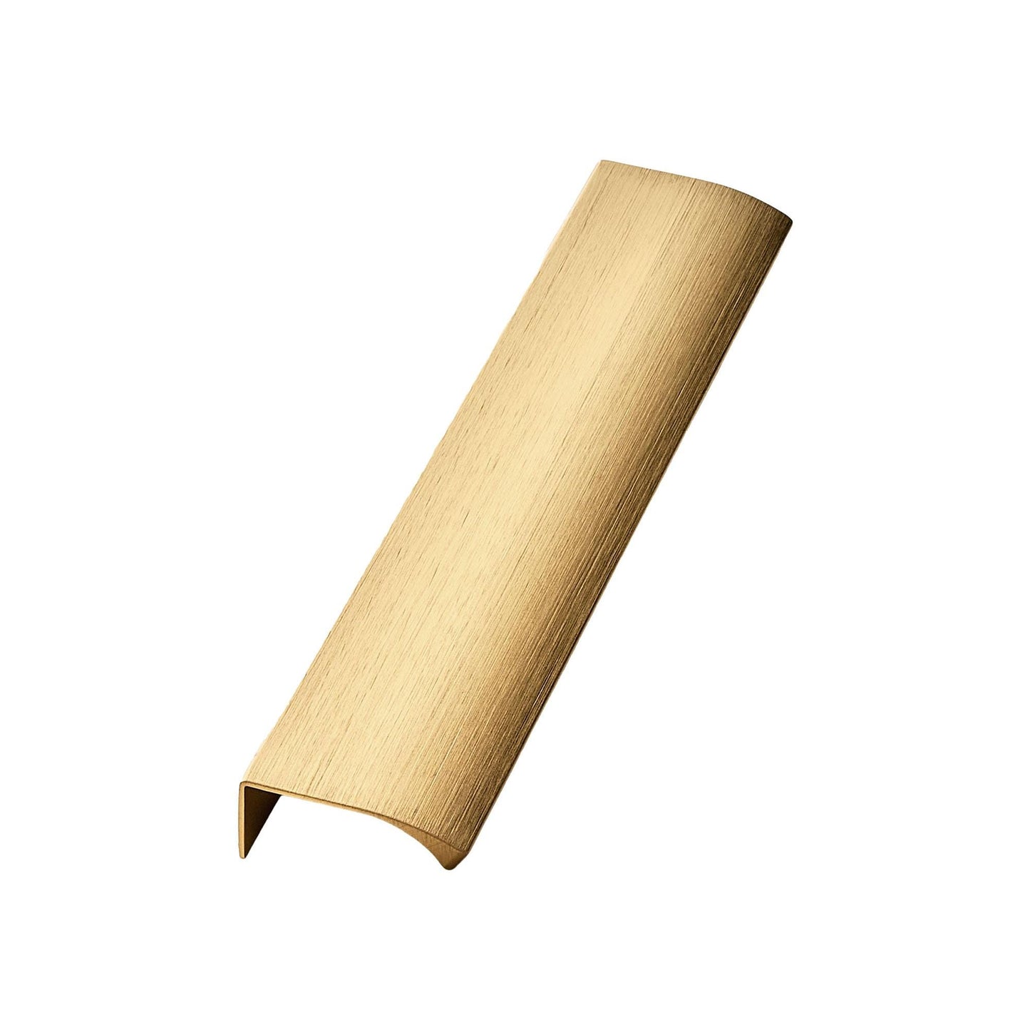 Furnipart Edge Straight Brushed Brass Profile Trim Handle 40mm 100mm 200mm 600mm 1200mm