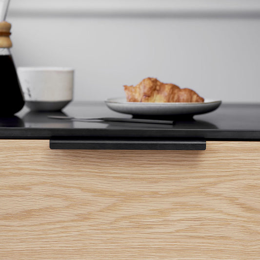 Furnipart Artisan Trim Handle Brushed Matt Black 40mm & 200mm