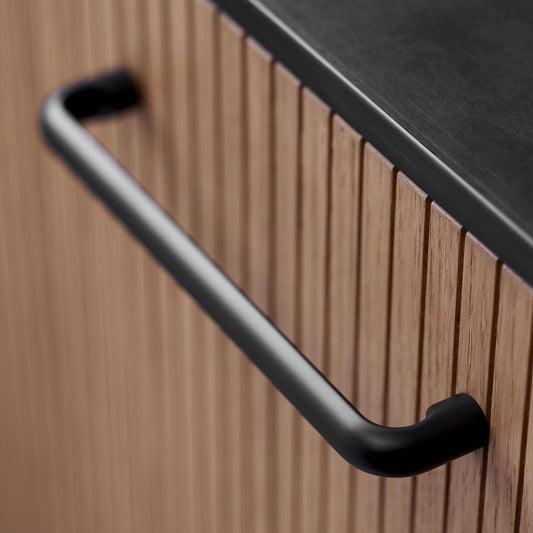 Furnipart Carve Handle Matt Black 160mm