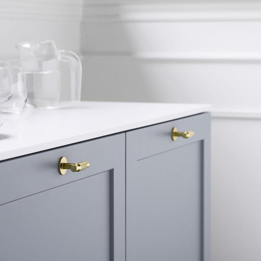 Furnipart Manor Knurled Handles & Knobs Gold