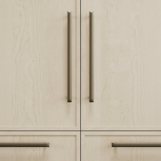 Furnipart Flow Brushed Brass Handle 160mm, 320mm & Knob