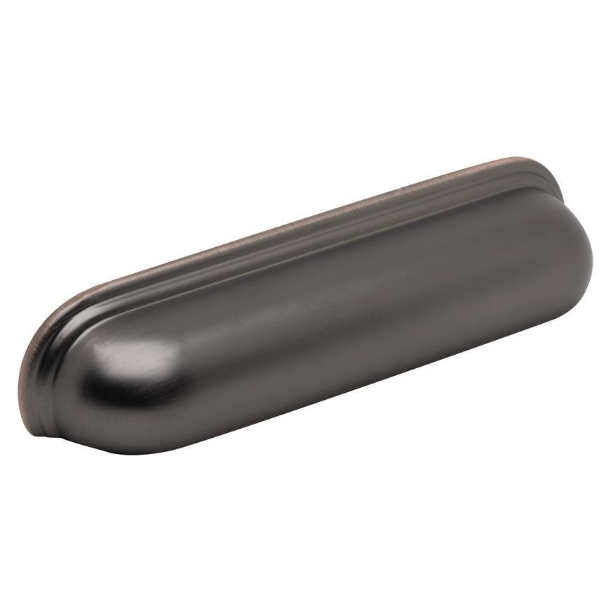 Howdens Contessa Cup Handle & Knob Blackened Copper Effect Traditional Classic
