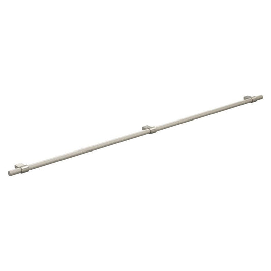 Howdens Knurled Brushed Nickel Effect Handles 225mm 705mm T-Knob Round Knob