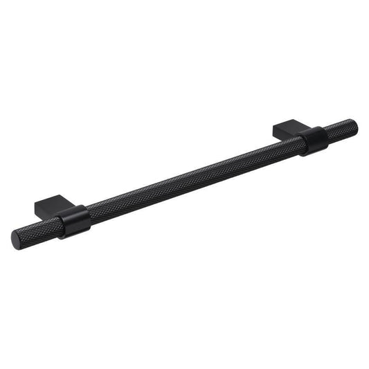Howdens Knurled Brushed Black Handles 225mm 705mm T-Knob Round Knob