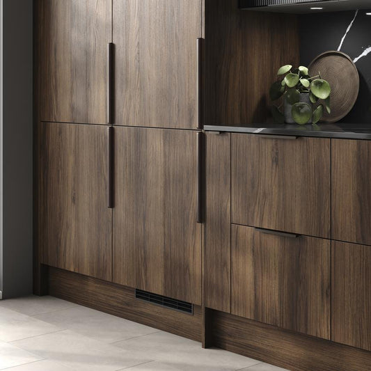 Howdens Edge Matt Bronze Trimline Bar Cupboard Handle 80mm 230mm 380mm