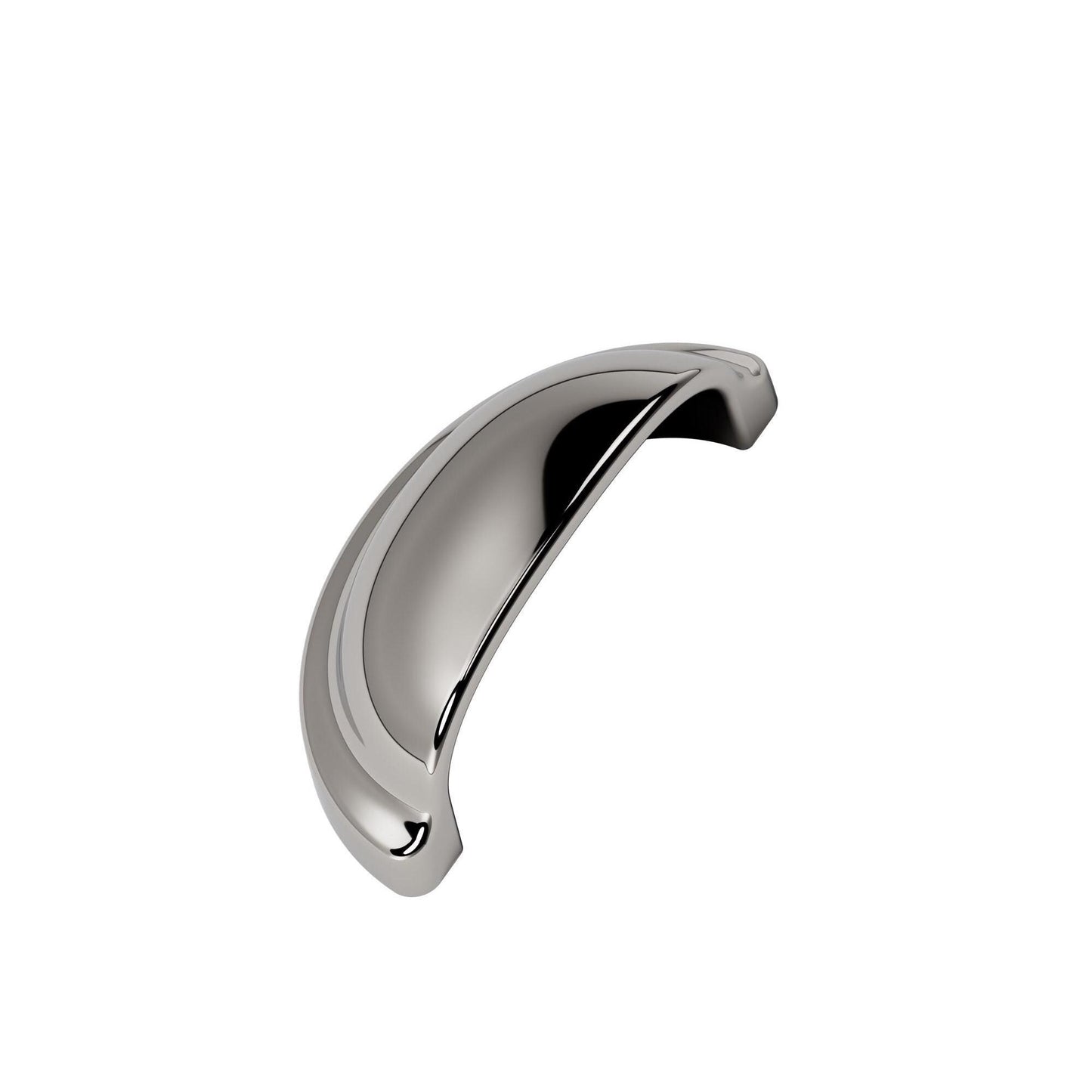 Furnipart Baron Cup 64mm, T Knob & Round Knob Bright Nickel 64mm
