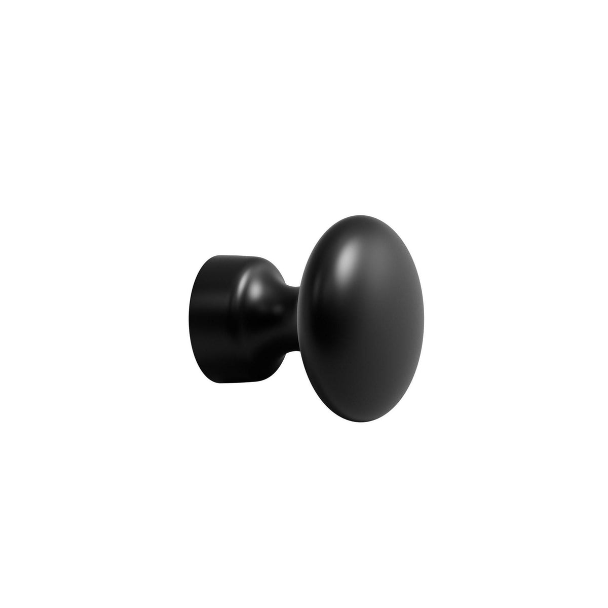 Furnipart Baron Cup 64mm, T Knob & Round Knob Matt Black