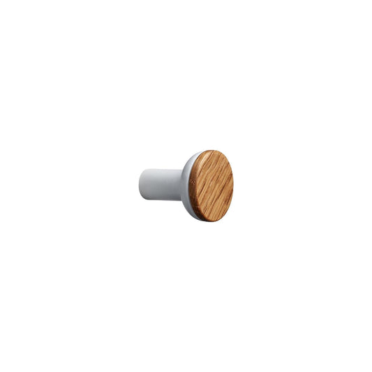 Furnipart Bis Handle & Round Knob Lacquered Oak Matt White 160mm