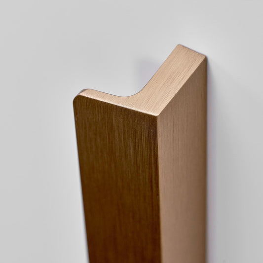 Furnipart Envelope Brushed Brass Handle & Knob 50mm 200mm