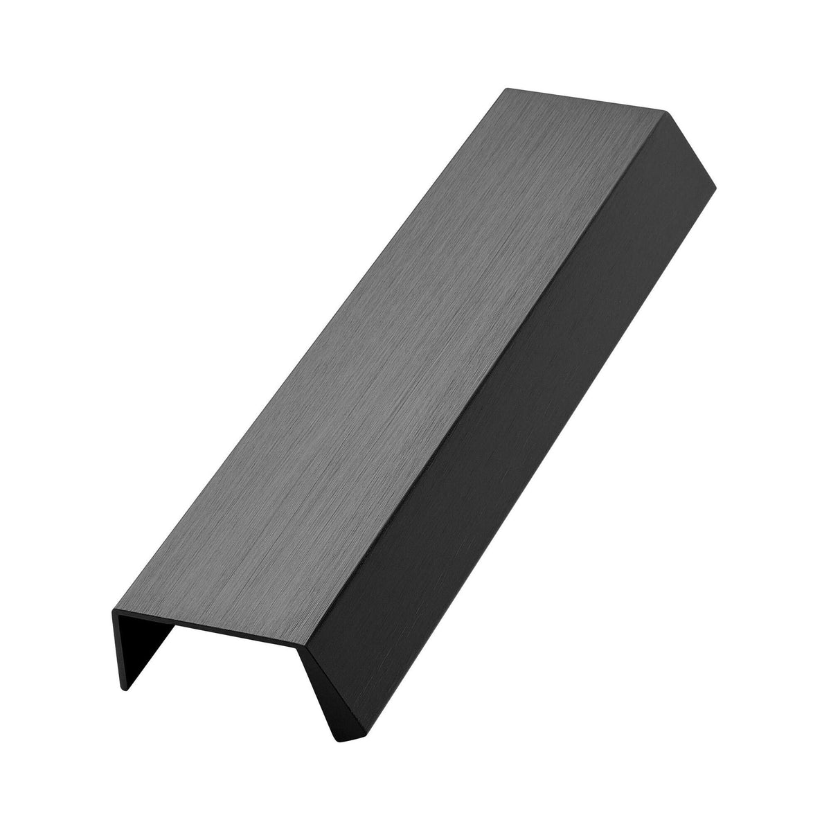 Furnipart Bench Brushed Matt Black Profile Trim Handle 40mm & 200mm