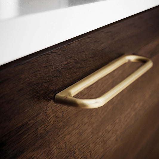 Furnipart Luck Brushed Gold Handle & Knob 32mm 160mm