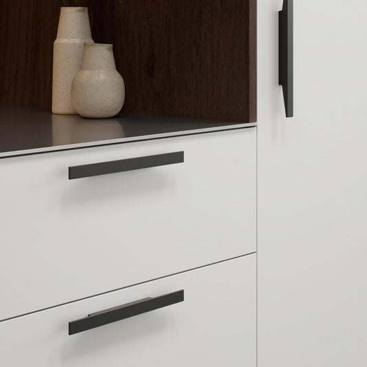 Furnipart Facet Handle Matt Black 32mm, 96mm & 160mm