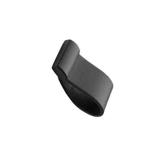 Furnipart Strap Black Leather Knob