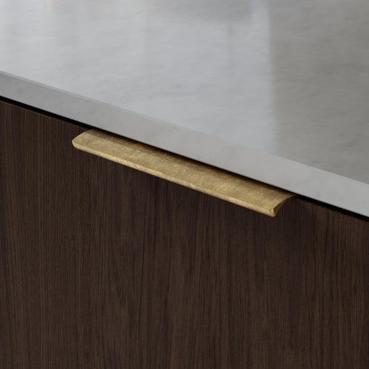 Furnipart Edge Straight Antique Brass Profile Trim Handle 40mm 100mm 200mm 350mm