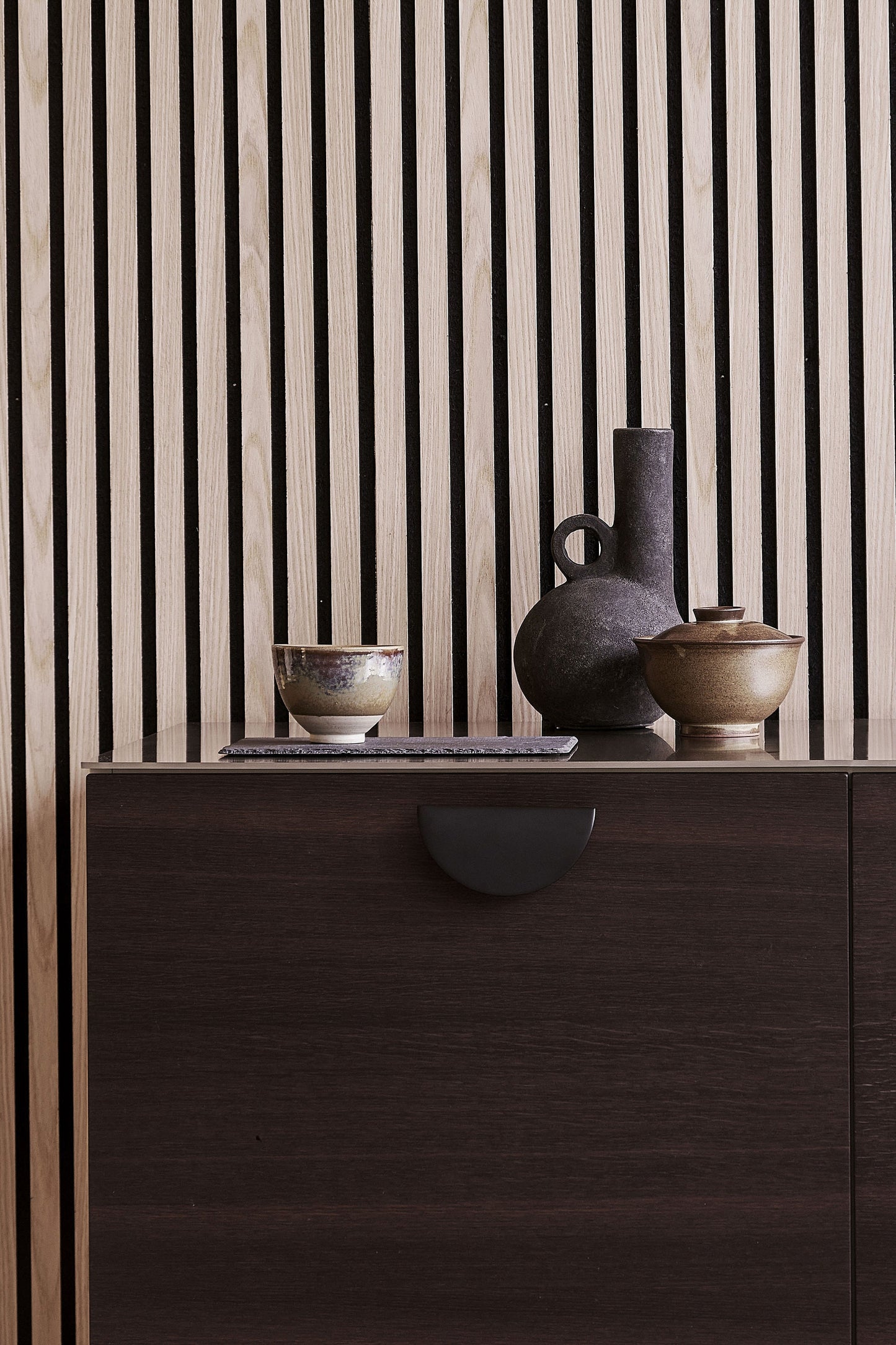 Furnipart Horizon Black Moon Semicircle Handle Small & Large