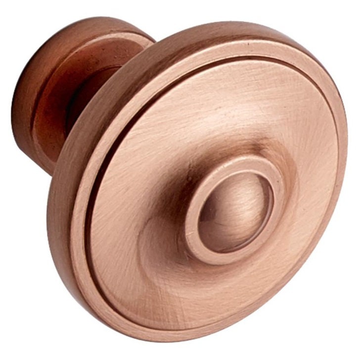 Howdens Courtier Brushed Copper Effect Chunky Cup Handle & Knob 94mm