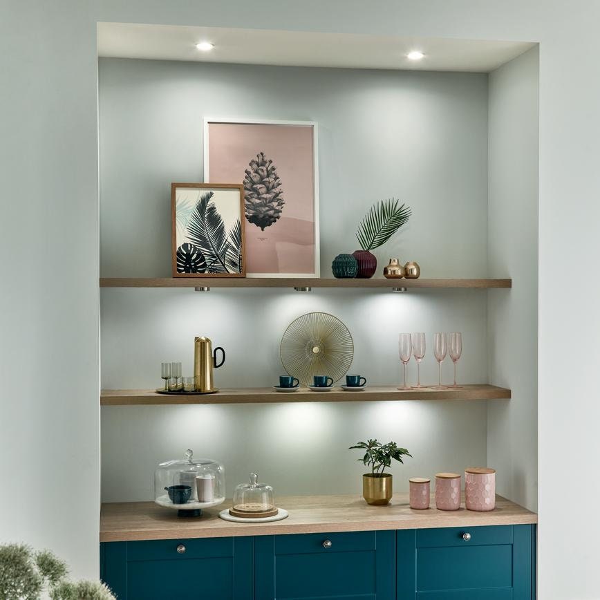 Howdens Antique Pewter Effect Classic Round Cupboard Door Knob 33mm