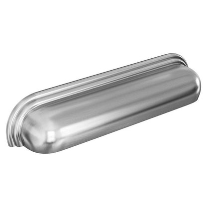 Howdens Contessa Cup Handle & Knob Brushed Nickel Traditional Classic