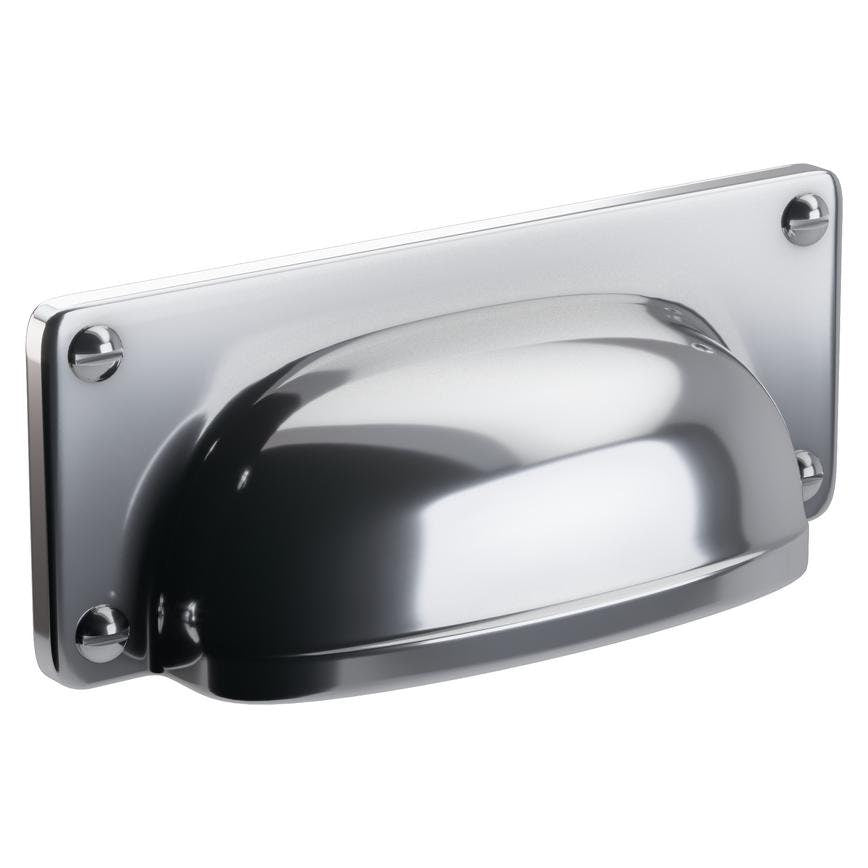 Howdens Duchess Handle Knob Latch Polished Chrome Effect