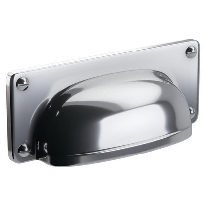 Howdens Duchess Handle Knob Latch Polished Chrome Effect