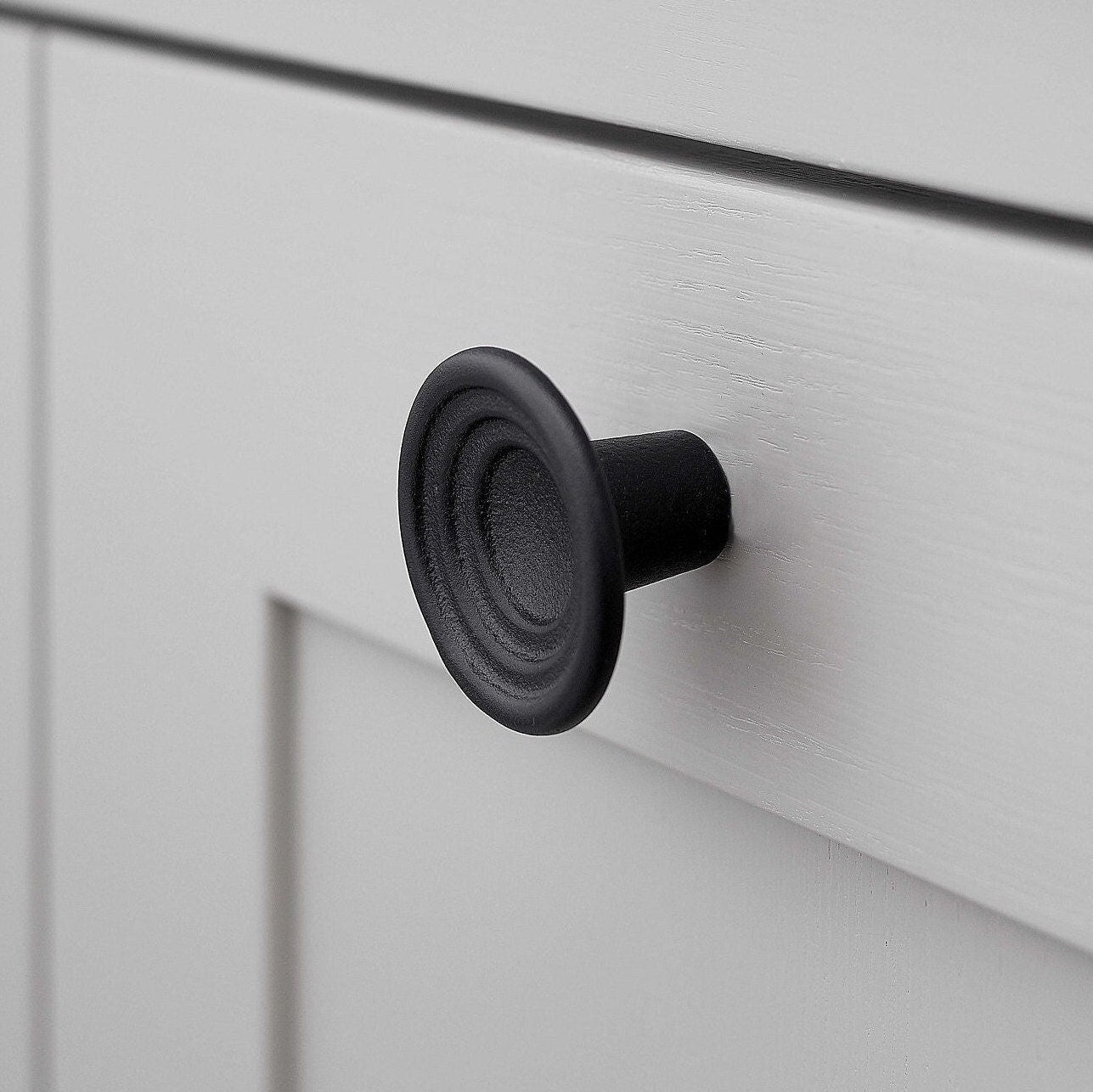 Furnipart Fleur Cast Iron Knob Matt Black