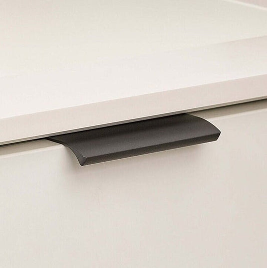 Furnipart Edge Straight Brushed Matt Black Profile Trim Handle 40mm 100mm 200mm 350mm 600mm 1200mm