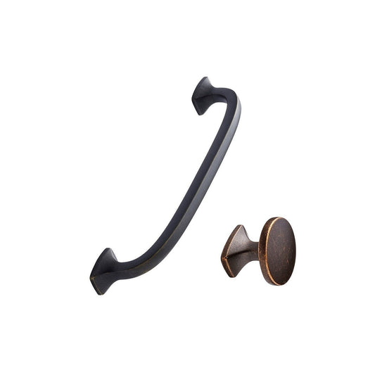 Furnipart Classic Handle 160mm & Knob Antique Brown