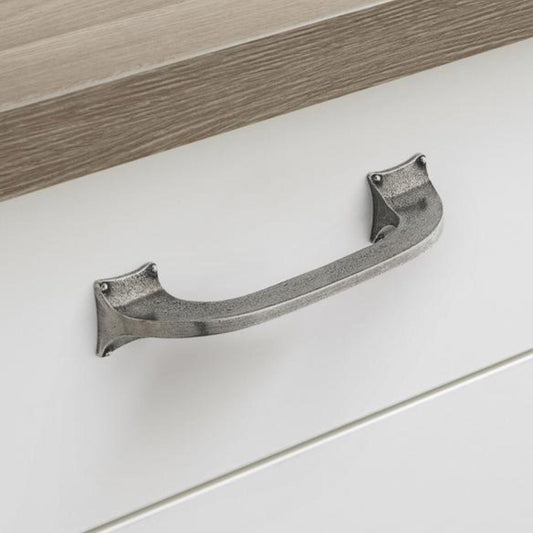 Howdens Bolster Antique Pewter Classic D Cupboard Handle 151mm