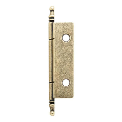 Howdens Aged Brass Flush Screw On 85mm Unsprung Mock Dummy Decorative Hinge Pack of 2