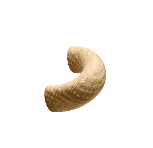 Vonsild Bulla Oak Clear Lacquered Wooden Knob 32mm