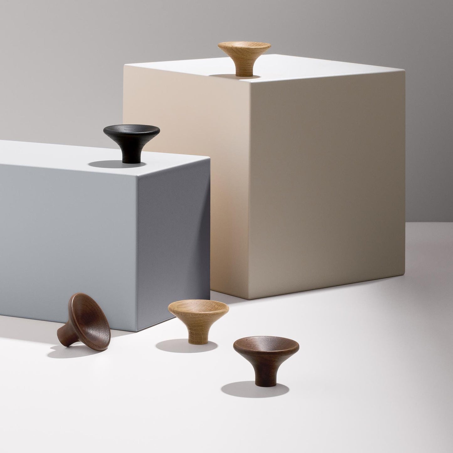 Vonsild Grape Walnut Clear Lacquered Wooden Knob 38mm