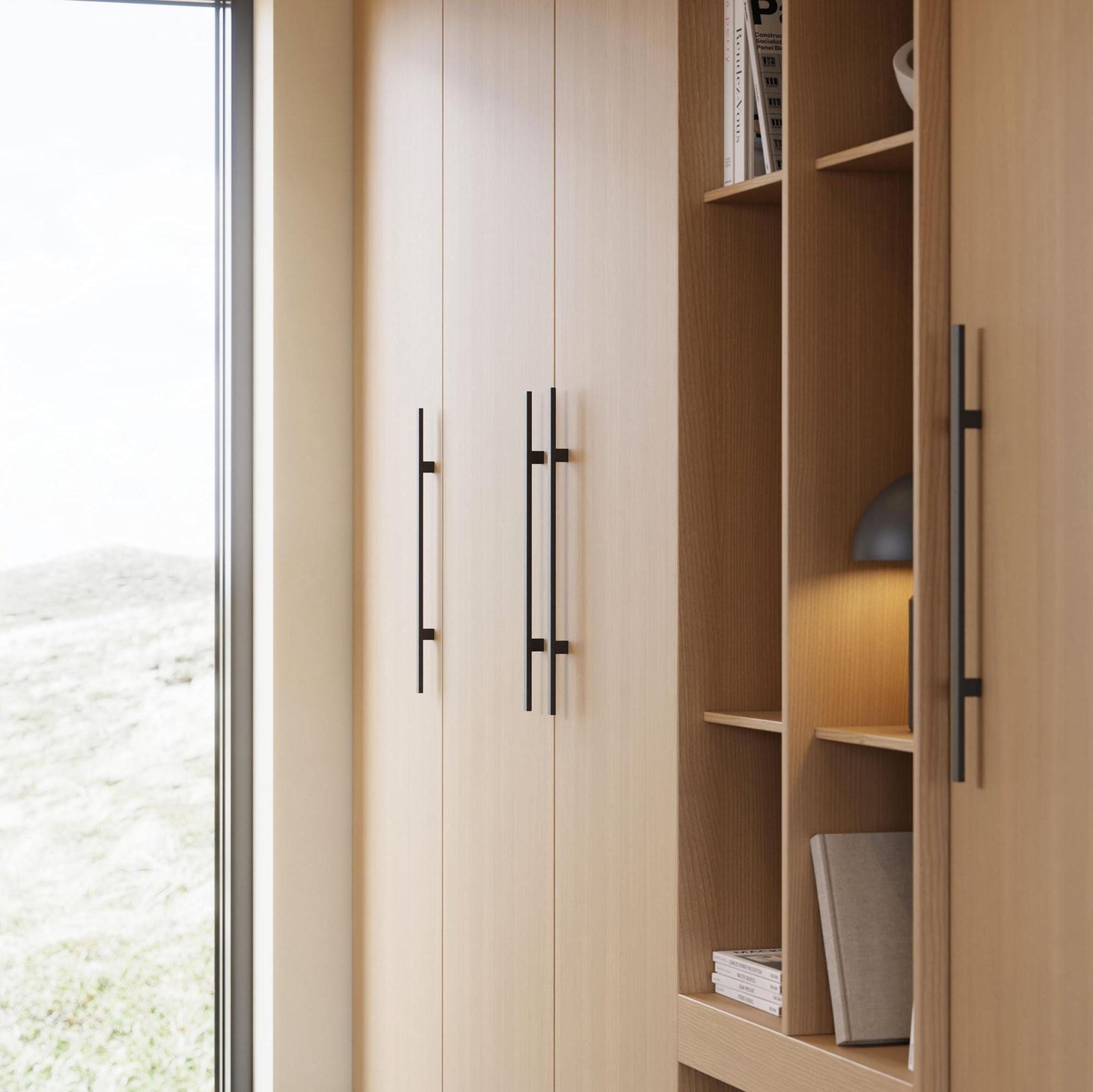 Vonsild Japan Ash Stained Black Handle 160mm & 224mm