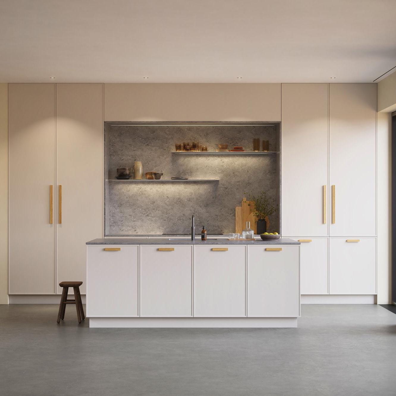 Vonsild Ante Oak Clear Lacquered Wooden Handle 64mm, 128mm, 192mm & 224/448mm