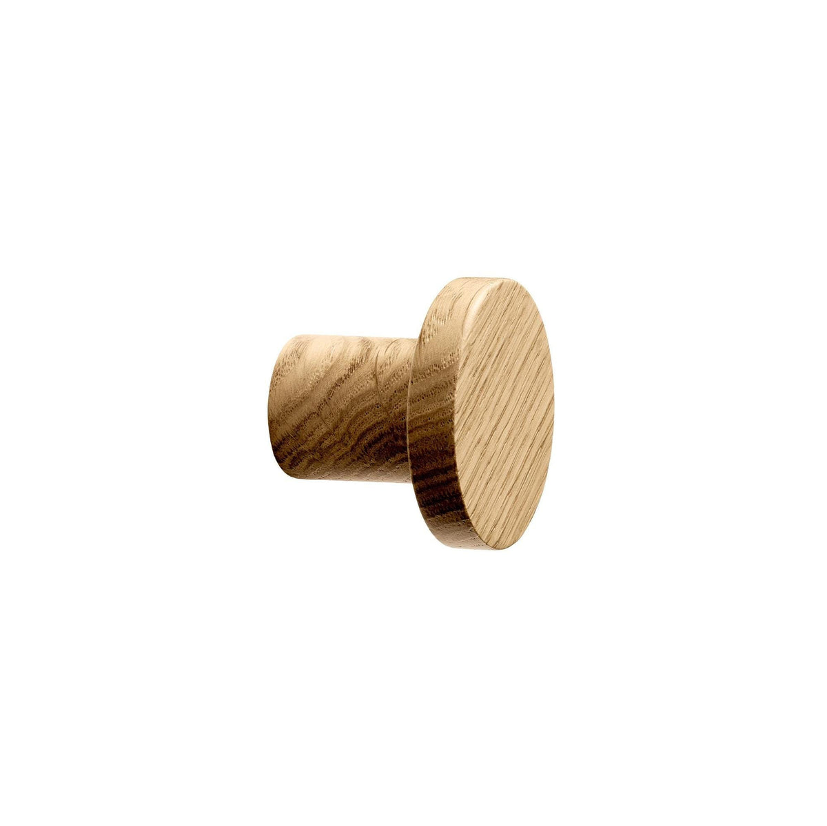 Vonsild Circum Oak Clear Lacquered Wooden Knob 33mm & 48mm