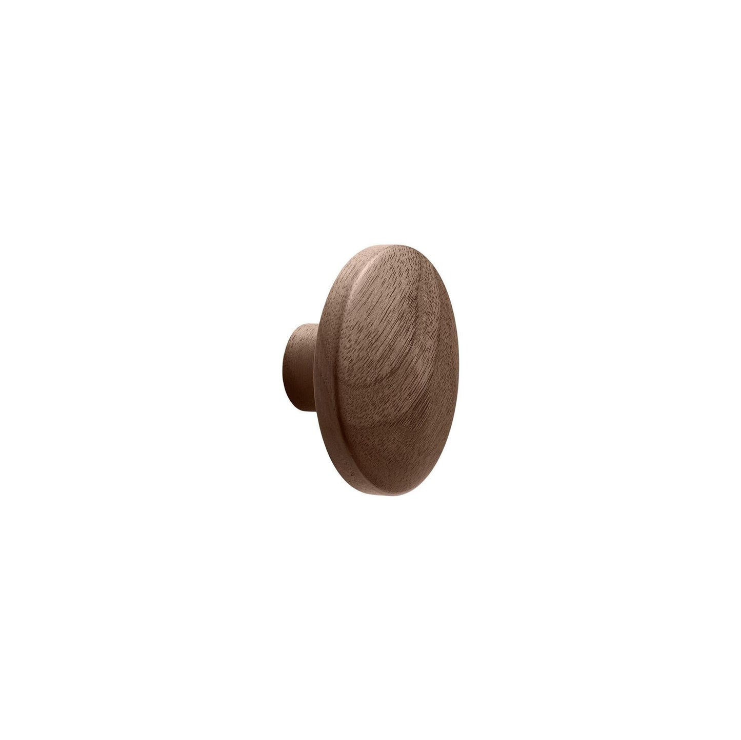 Vonsild Discos Walnut Clear Lacquered Wooden Knob 30mm & 50mm