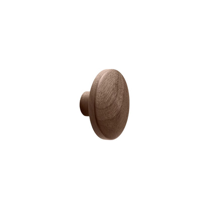 Vonsild Discos Walnut Clear Lacquered Wooden Knob 30mm & 50mm